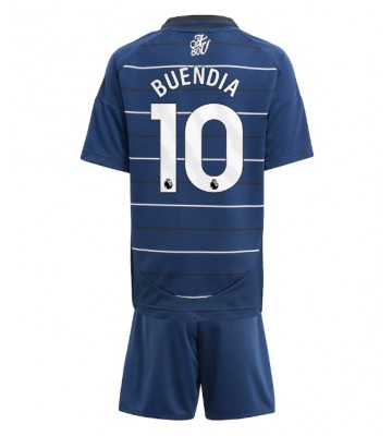 Aston Villa Emiliano Buendia #10 Tredje Tröja Barn 2024-25 Kortärmad (+ Korta byxor)